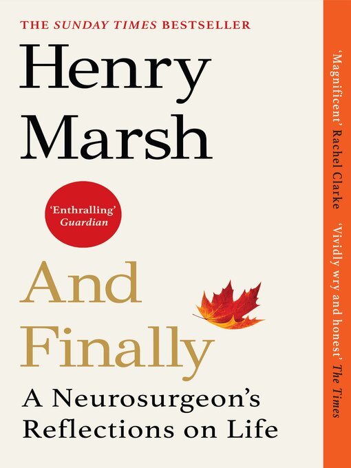 Title details for And Finally by Henry Marsh - Wait list